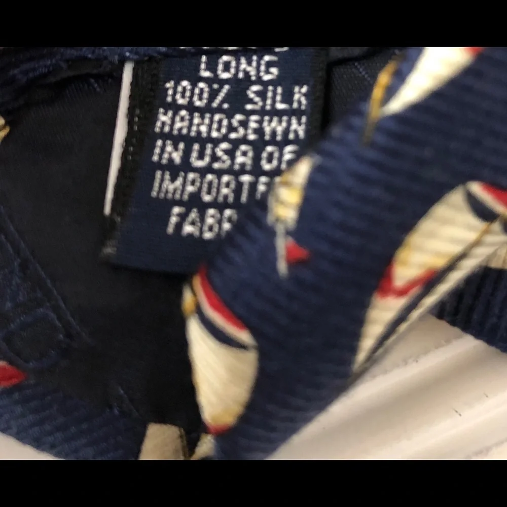 Set of 2 Sailing Ties Lands’ End Long